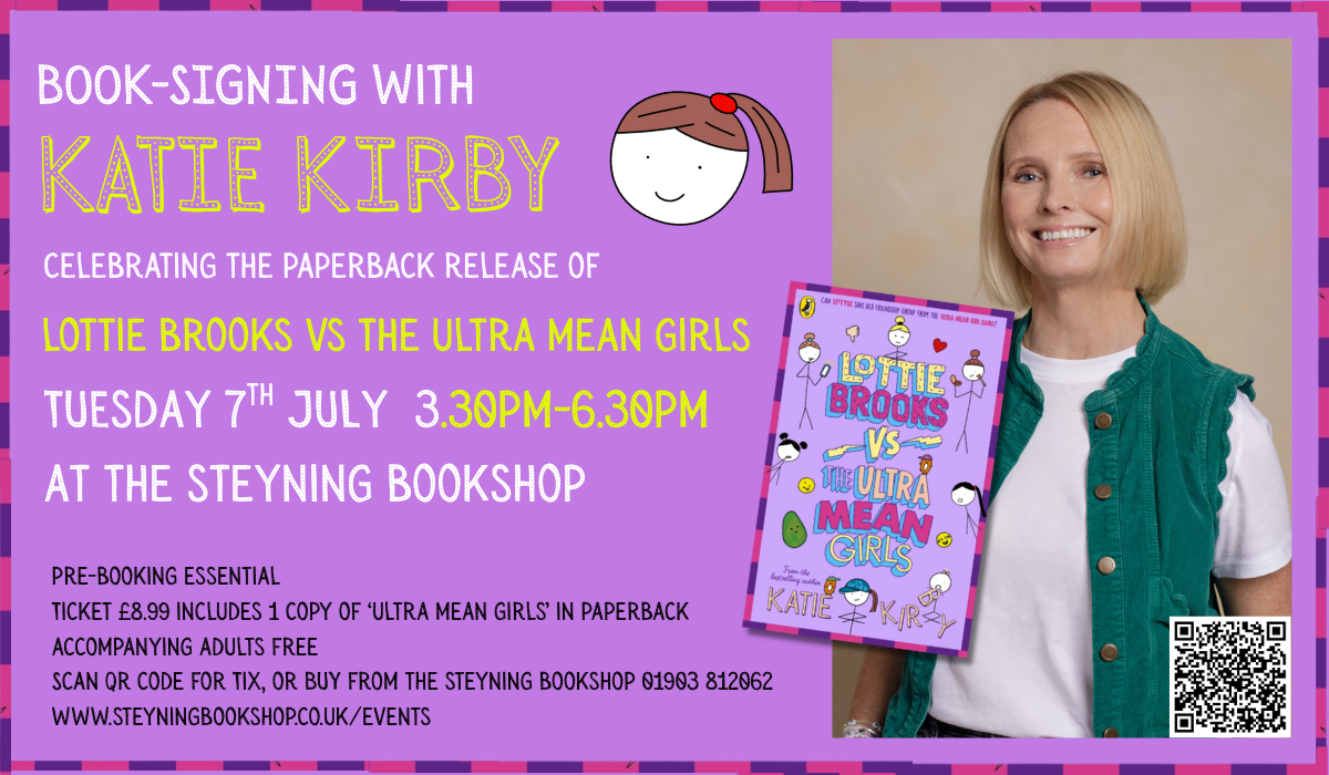Book-signing with KATIE KIRBY for LOTTIE BROOKS & THE ULTRA MEAN GIRLS